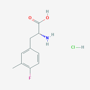 (R)-2-Amino-3-(4-fluoro-3-methylphenyl)propanoic acid hydrochloride