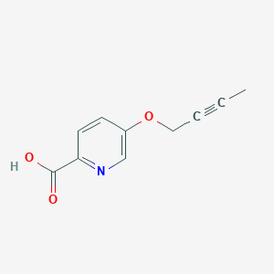 molecular formula C10H9NO3 B1403312 5-(But-2-ynyloxy)picolinic acid CAS No. 1383985-09-8