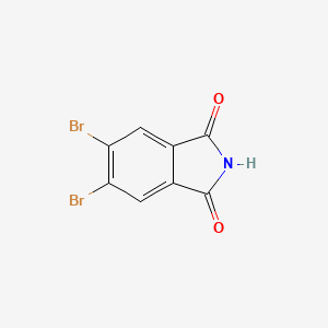 molecular formula C8H3Br2NO2 B1403322 5,6-二溴代异吲哚啉-1,3-二酮 CAS No. 247045-28-9