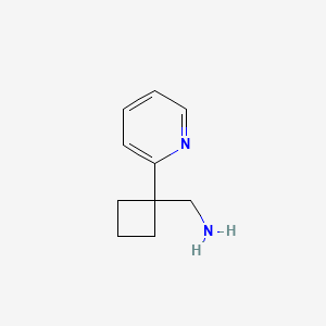 B1403345 (1-(Pyridin-2-yl)cyclobutyl)methanamine CAS No. 1228994-77-1