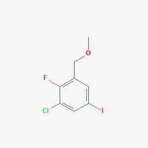 1-Chloro-2-fluoro-5-iodo-3-(methoxymethyl)benzene