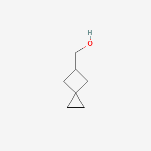 molecular formula C7H12O B1403350 Spiro[2.3]hexan-5-ylmethanol CAS No. 1383823-62-8