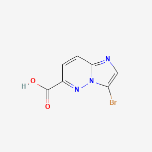 3-Bromoimidazo[1,2-b]pyridazine-6-carboxylic acid