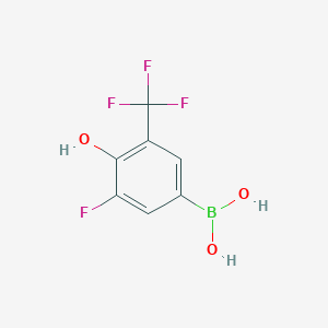 3-Fluoro-4-hydroxy-5-(trifluoromethyl)phenylboronic acid