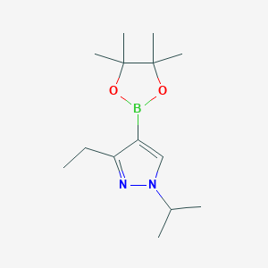 3-ethyl-1-(propan-2-yl)-4-(4,4,5,5-tetramethyl-1,3,2-dioxaborolan-2-yl)-1H-pyrazole