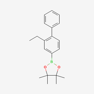 2-(2-Ethyl-[1,1'-biphenyl]-4-yl)-4,4,5,5-tetramethyl-1,3,2-dioxaborolane