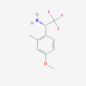 (S)-2,2,2-Trifluoro-1-(4-methoxy-2-methylphenyl)ethan-1-amine