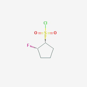 cis-2-Fluorocyclopentane-1-sulfonyl chloride