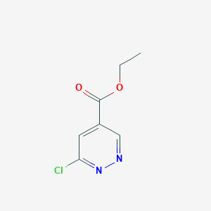 molecular formula C7H7ClN2O2 B1403396 6-氯吡哒嗪-4-羧酸乙酯 CAS No. 612834-90-9