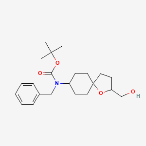 tert-Butyl benzyl(2-(hydroxymethyl)-1-oxaspiro[4.5]decan-8-yl)carbamate