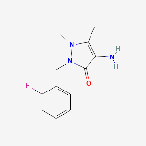 4-Amino-2-(2-fluorobenzyl)-1,5-dimethyl-1H-pyrazol-3(2H)-one