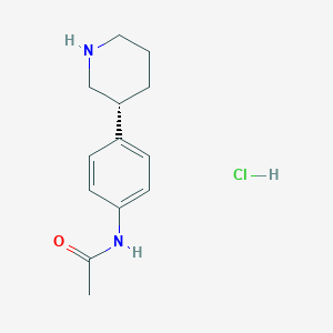 (R)-N-(4-(piperidin-3-yl)phenyl)acetamide HCl