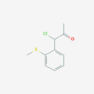 1-Chloro-1-(2-(methylthio)phenyl)propan-2-one