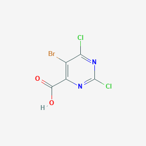 5-Bromo-2,6-dichloropyrimidine-4-carboxylic acid