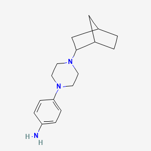 4-(4-(Bicyclo[2.2.1]heptan-2-YL)piperazin-1-YL)aniline