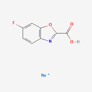 6-Fluoro-1,3-benzoxazole-2-carboxylic acid;sodium salt