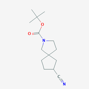 tert-Butyl 7-cyano-2-azaspiro[4.4]nonane-2-carboxylate