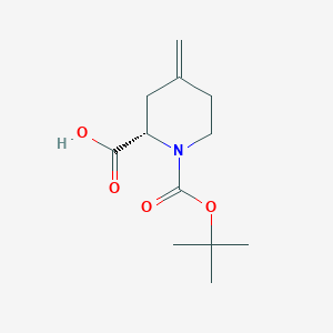 (2S)-1-Tert-butoxycarbonyl-4-methylene-piperidine-2-carboxylic acid