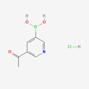 (5-acetylpyridin-3-yl)boronic acid HCl