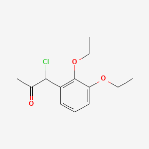 1-Chloro-1-(2,3-diethoxyphenyl)propan-2-one