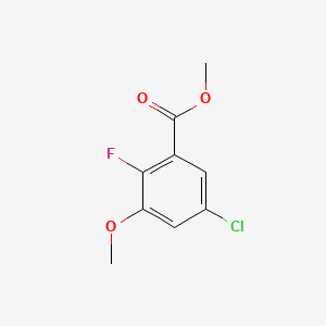 Methyl 5-chloro-2-fluoro-3-methoxybenzoate