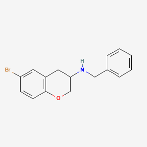 N-benzyl-6-bromochroman-3-amine