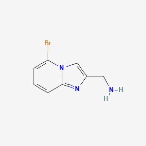 (5-Bromoimidazo[1,2-a]pyridin-2-yl)methanamine