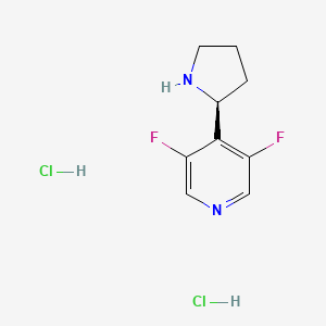 (S)-3,5-difluoro-4-(pyrrolidin-2-yl)pyridine dihydrochloride