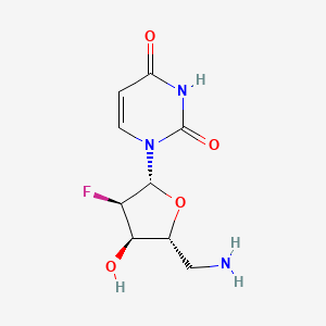 1-((2R,3R,4R,5R)-5-(Aminomethyl)-3-fluoro-4-hydroxytetrahydrofuran-2-yl)pyrimidine-2,4(1H,3H)-dione