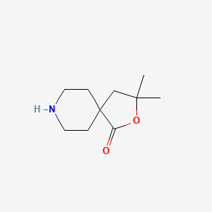 3,3-Dimethyl-2-oxa-8-azaspiro[4.5]decan-1-one