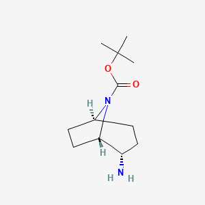 B1403446 endo-8-Boc-8-azabicyclo[3.2.1]octan-2-amine CAS No. 1408076-02-7