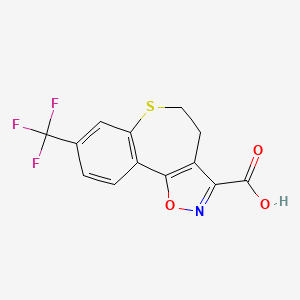 8-(Trifluoromethyl)-4,5-dihydrobenzo[6,7]thiepino[4,5-d]isoxazole-3-carboxylic acid