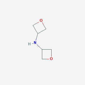molecular formula C6H11NO2 B1403451 二(氧杂环-3-基)胺 CAS No. 1057682-66-2
