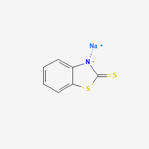 sodium;1,3-benzothiazol-3-ide-2-thione