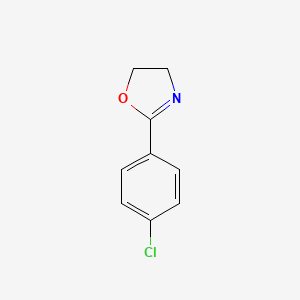 Oxazole, 2-(4-chlorophenyl)-4,5-dihydro-