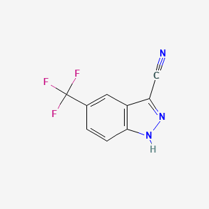 5-(Trifluoromethyl)-1H-indazole-3-carbonitrile