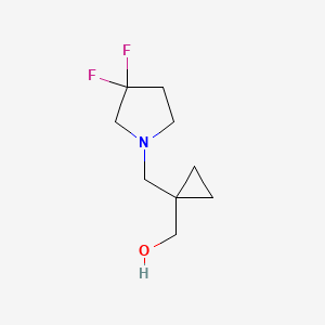 (1-((3,3-Difluoropyrrolidin-1-YL)methyl)cyclopropyl)methanol