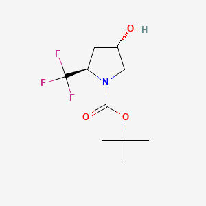 rel-tert-Butyl (2R,4S)-4-hydroxy-2-(trifluoromethyl)pyrrolidine-1-carboxylate