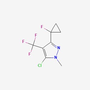 5-Chloro-3-(1-fluorocyclopropyl)-1-methyl-4-(trifluoromethyl)-1H-pyrazole