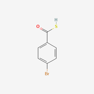 molecular formula C7H5BrOS B14034834 4-Bromobenzenecarbothioic acid 