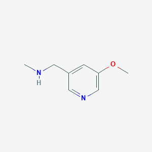 molecular formula C8H12N2O B1403487 1-(5-甲氧基吡啶-3-基)-N-甲基甲胺 CAS No. 179873-54-2