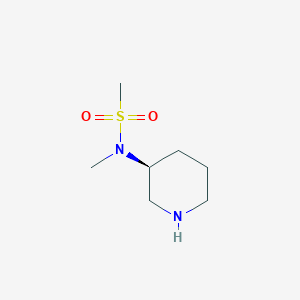 B1403491 (S)-N-methyl-N-(piperidin-3-yl)methanesulfonamide CAS No. 1419075-89-0