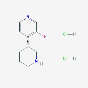 (R)-3-fluoro-4-(piperidin-3-yl)pyridine 2HCl