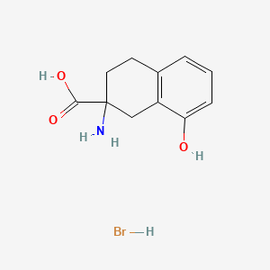 2-Amino-8-hydroxy-1,2,3,4-tetrahydro-naphthalene-2-carboxylic acid hbr