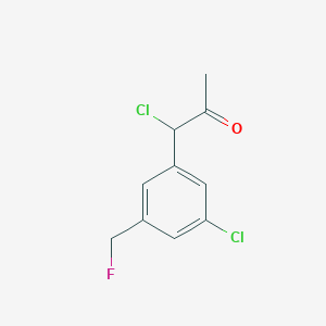 1-Chloro-1-(3-chloro-5-(fluoromethyl)phenyl)propan-2-one