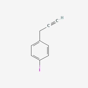 molecular formula C9H7I B1403504 1-碘-4-丙-2-炔基苯 CAS No. 1260672-52-3