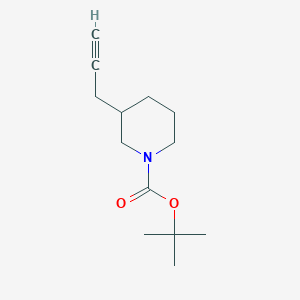 B1403505 Tert-butyl 3-prop-2-ynylpiperidine-1-carboxylate CAS No. 1260672-17-0