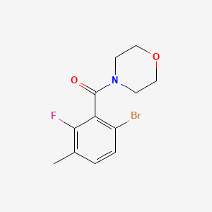 (6-Bromo-2-fluoro-3-methylphenyl)(morpholino)methanone