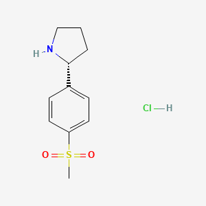 (R)-2-(4-(Methylsulfonyl)phenyl)pyrrolidine hydrochloride