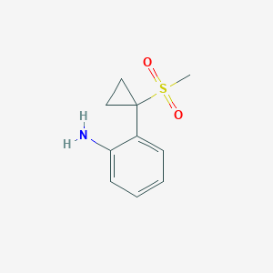 2-(1-(Methylsulfonyl)cyclopropyl)aniline